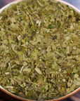 A mildly stimulating tea with a vegetal, herbal and grassy flavor. Yerba Mate is a traditional beverage in South America