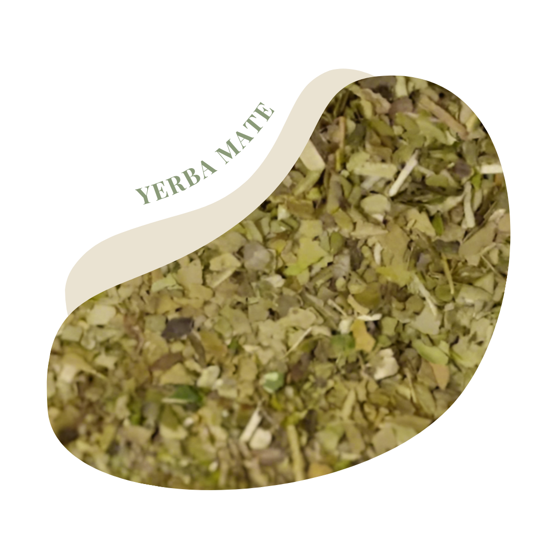 A mildly stimulating tea with a vegetal, herbal and grassy flavor. Yerba Mate is a traditional beverage in South America